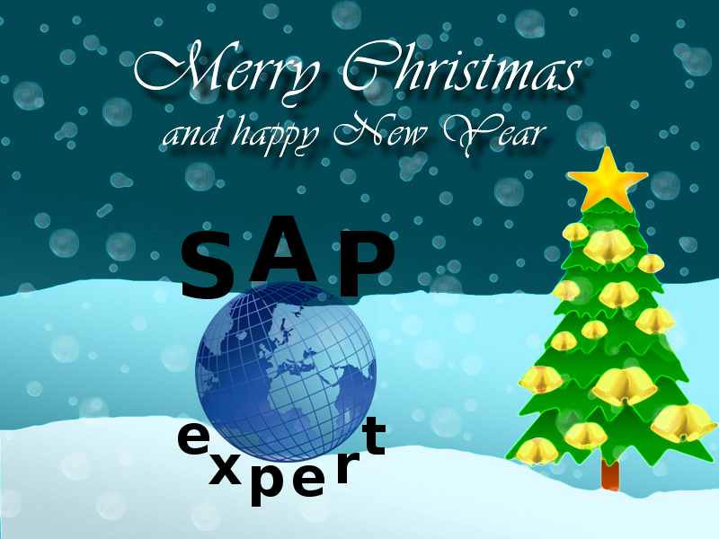 Merry Christmas and Happy New Year 2016 from SAP Expert